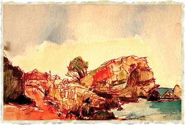 Tree of the rock watercolor 2008 Tree of the rock watercolor 2008
